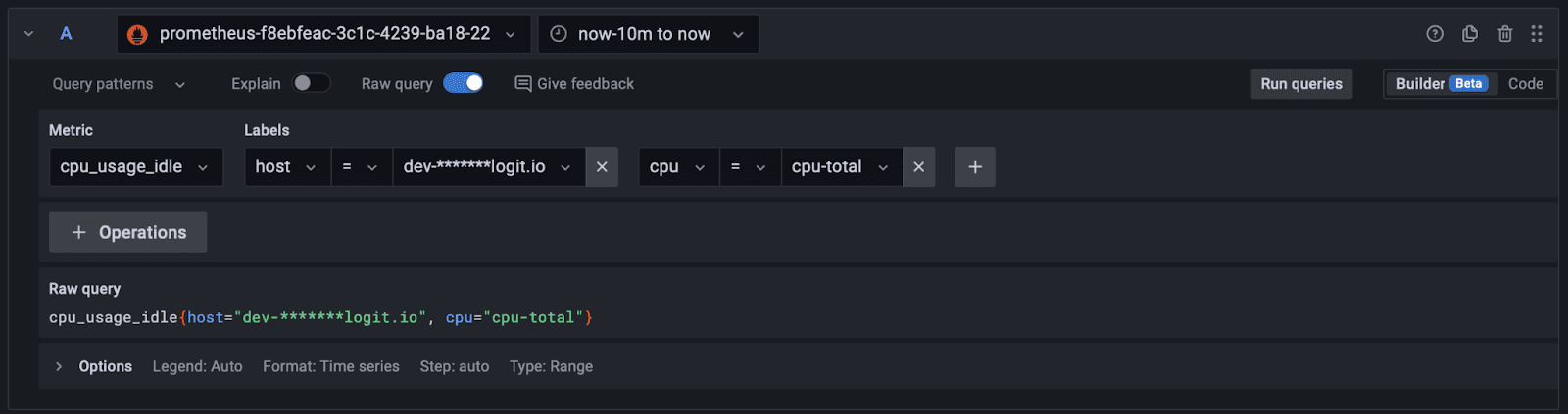 Select a Metric