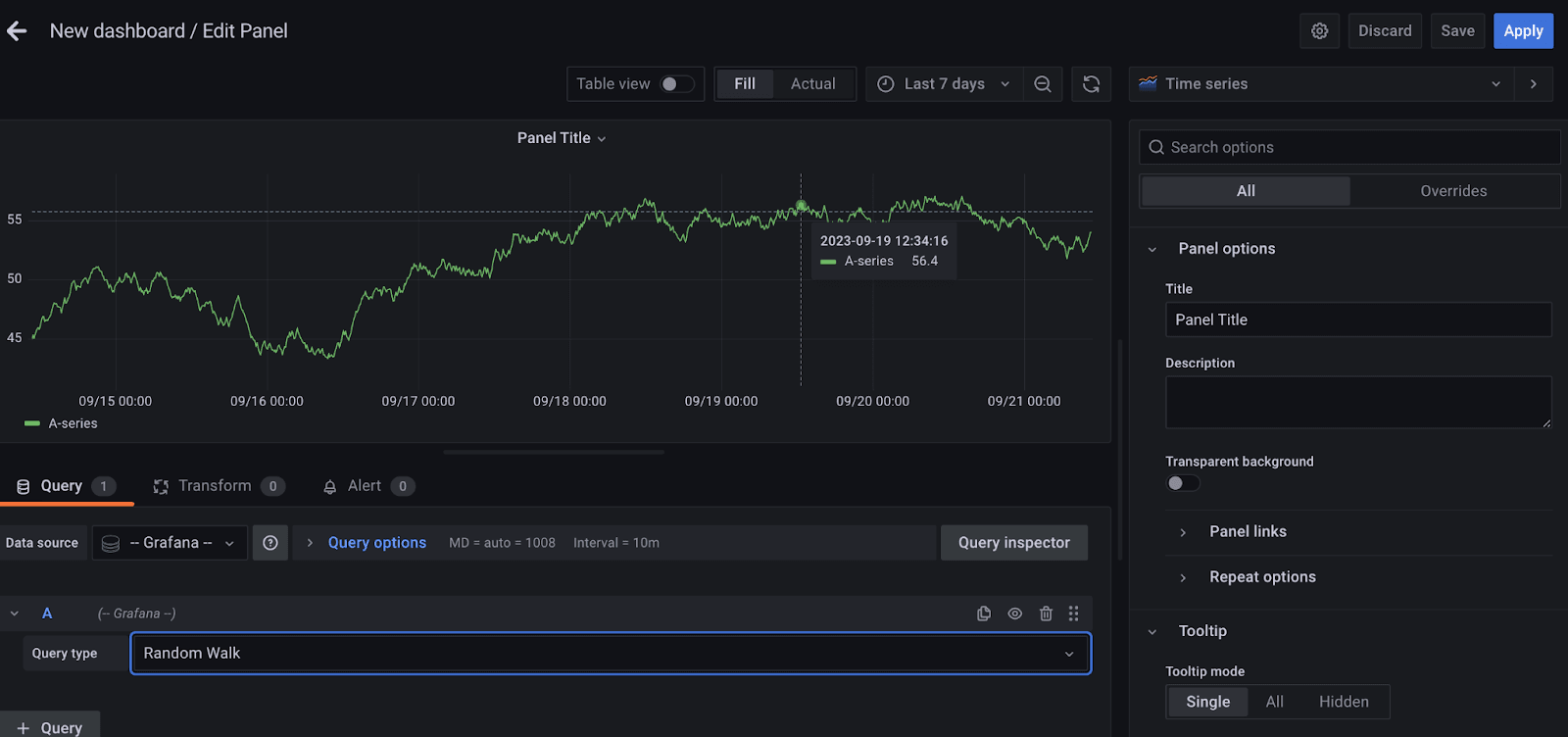 Dashboard Example