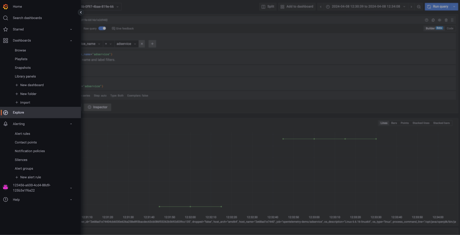 Grafana Explore