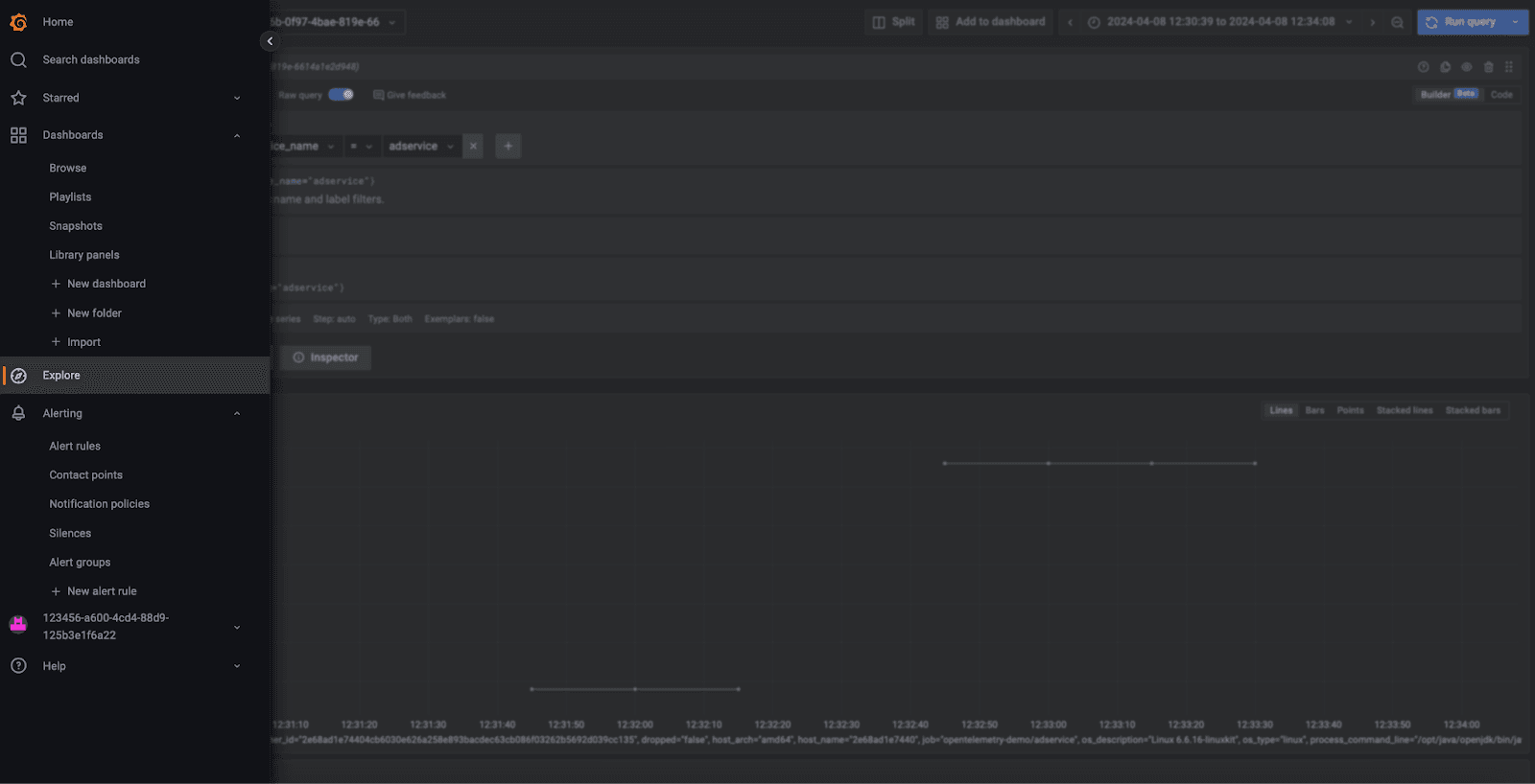 Grafana Explore