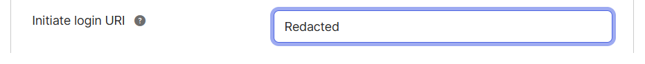 Initiate Login URI
