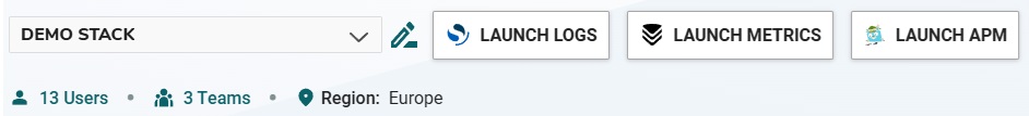 Launch APM button