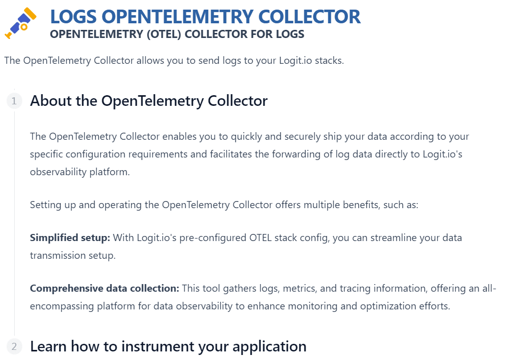 Logs OpenTelemetry Collector