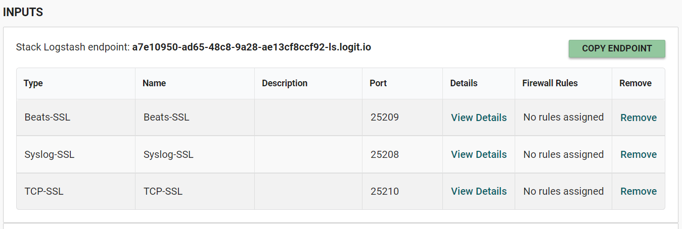 Logstash Inputs