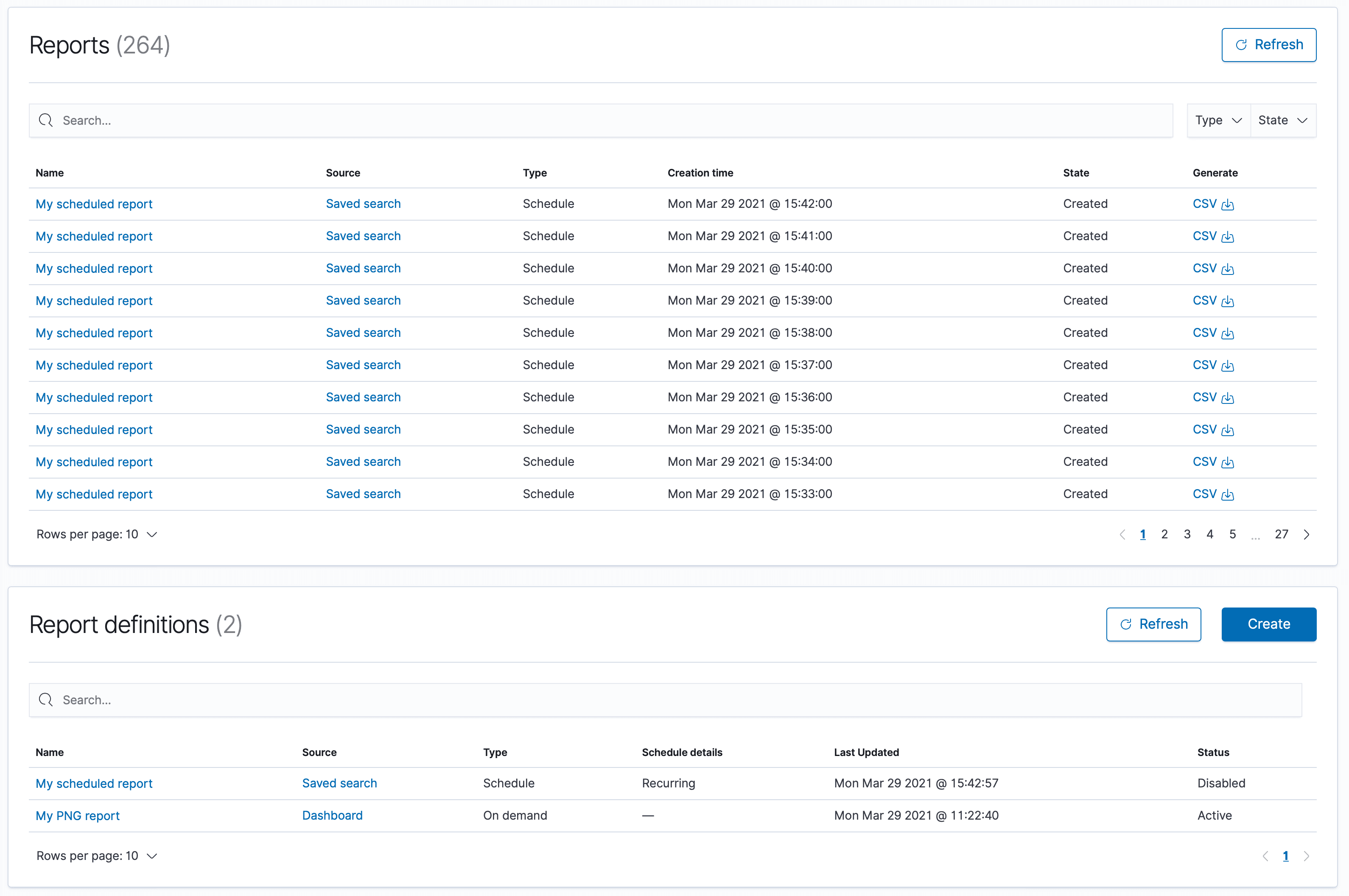 Managing OpenSearch Reporting