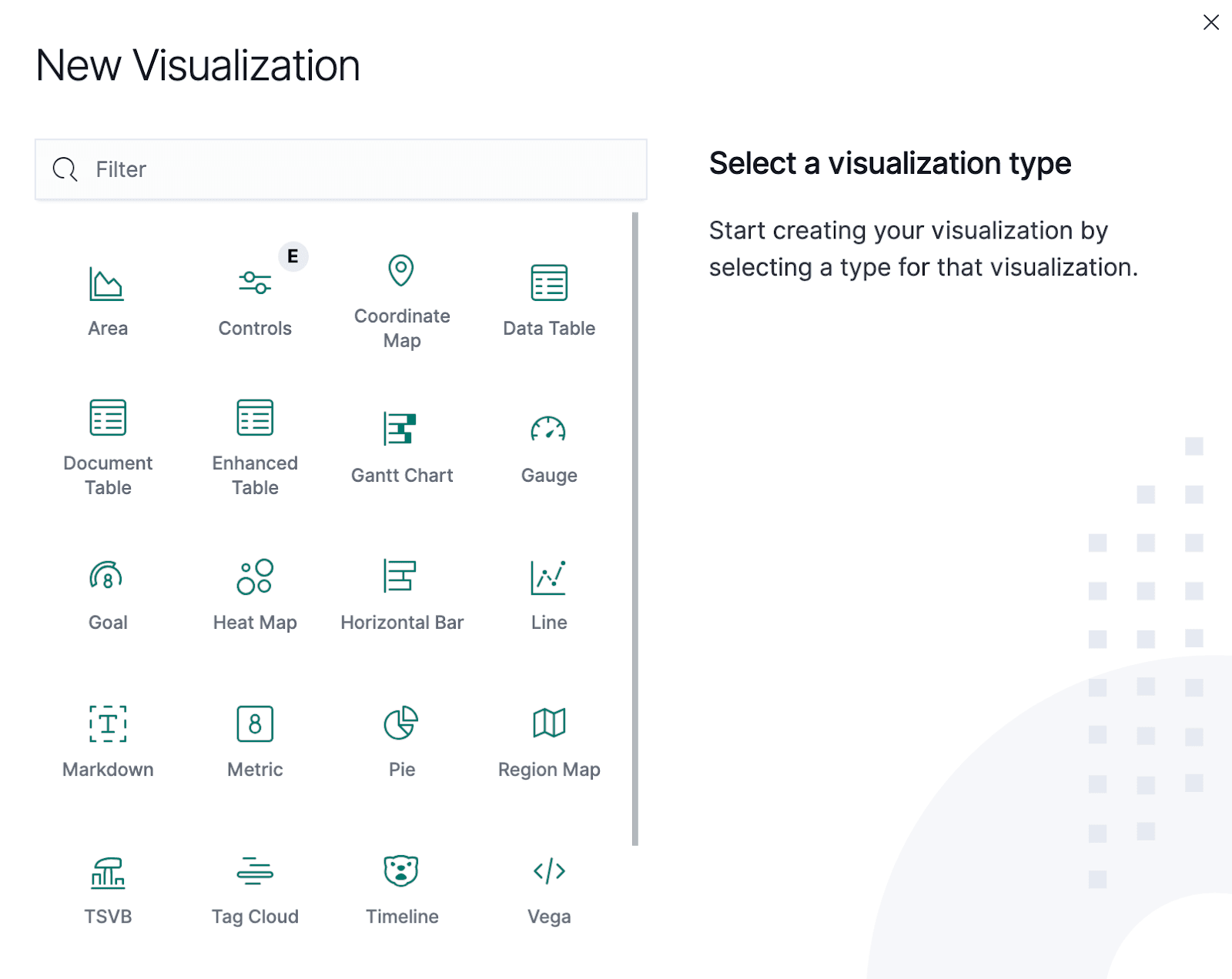 OpenSearch New Visualization