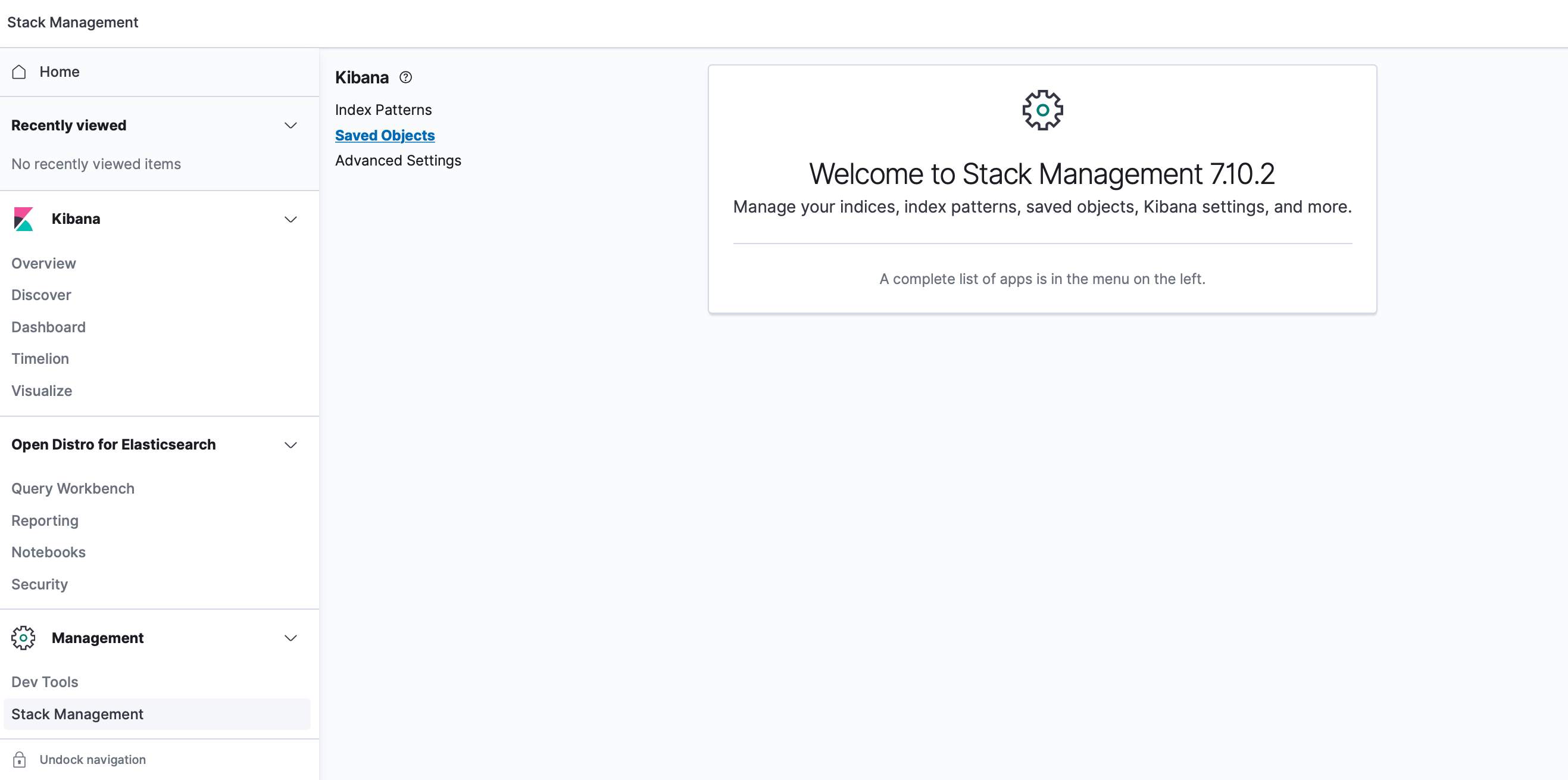 Stack Management