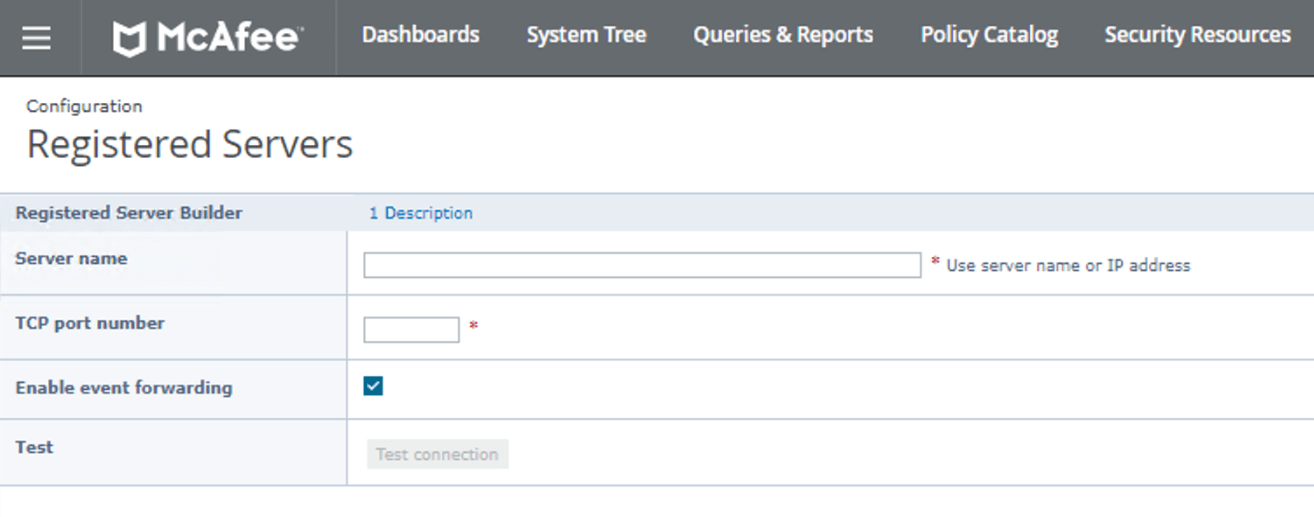 Enter logstash endpoint